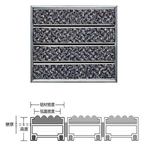 豪华铝合金地垫