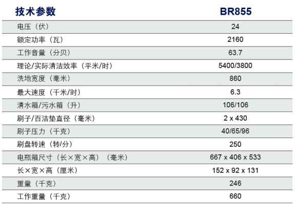 BR855驾驶式洗地机